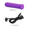 Bala vibrador recargable Blanche color morado
