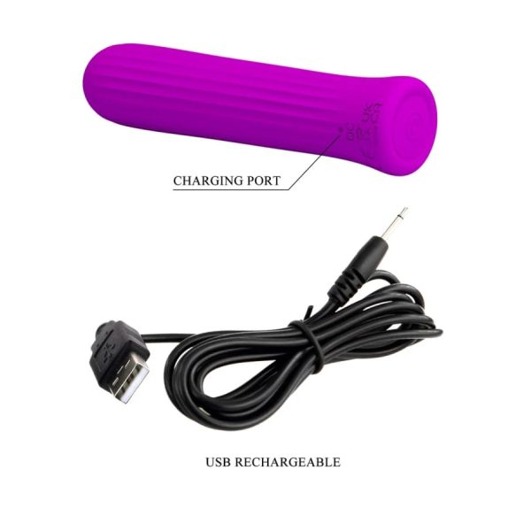 Bala vibrador recargable Blanche color rosa