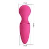 Masajeador con vibracion recargable Dwayne color rosa2 Masajeador con vibracion recargable Dwayne color rosa