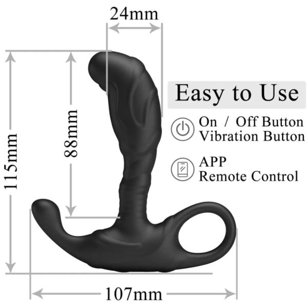 Vibrador Anal con APP Andrwe3 Vibrador Anal con APP Andrwe