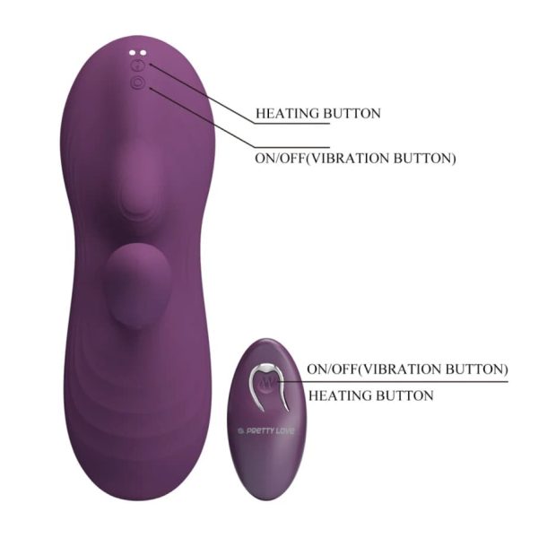 Vibrador almohadilla con control, asentamiento , calefacción Luka4 Vibrador almohadilla con control, asentamiento , calefacción Luka