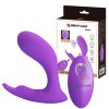 Vibrador con control y pulsaciones Idabelle color morado