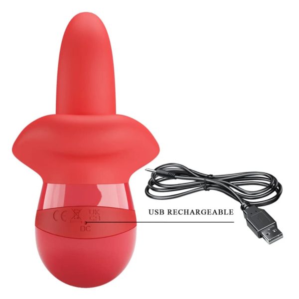 Vibrador en forma de boca con rotación Oblia3 Vibrador en forma de boca con rotación Oblia