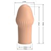 Funda para glande Huel color piel
