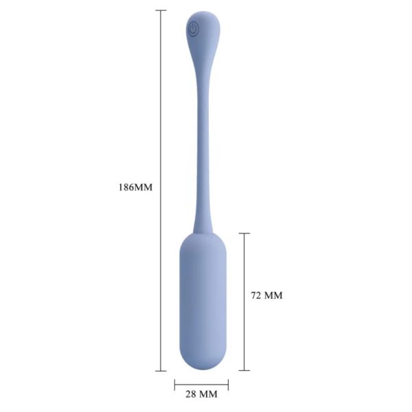Vibrador huevo con control Lechies celeste