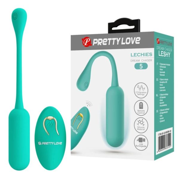 Vibrador huevo con control Lechies verde