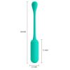 Vibrador huevo con control Lechies verde