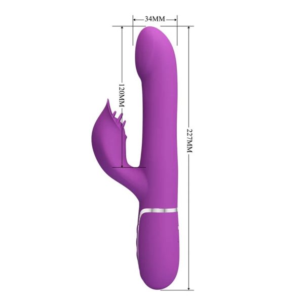 Vibrador rabbit con rotación Falin